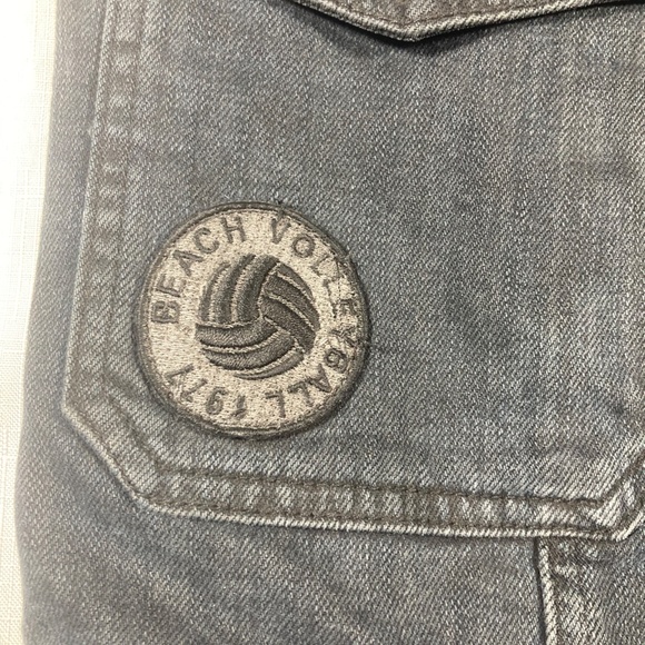 EUC Current Elliot The Commander Jacket, Black Denim, Size 1 S/M - Picture 5 of 13